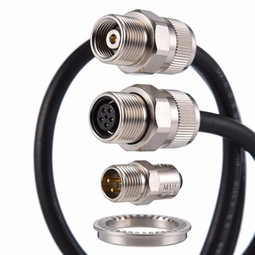 M12 A-Coded Circular Connector Cable Assembly