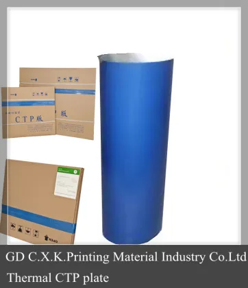 Thermal CTP Plate for Kodak Agfa Screen Machines