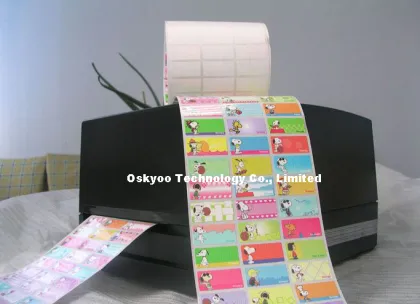 Personalized Cartoon Name Stickers Labels Tsc Label Printer (NSL-52)