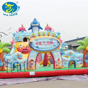 kids inflatable commercial giant play bouncing slide for party