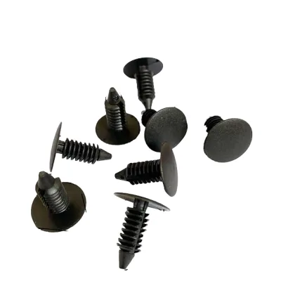 Black Nylon Christmas Tree Clamp Fasteners 8mm Hole - Fastenal Tree Rivets