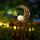 Lanterne de lune solaire pour décorations de pelouse de terrasse