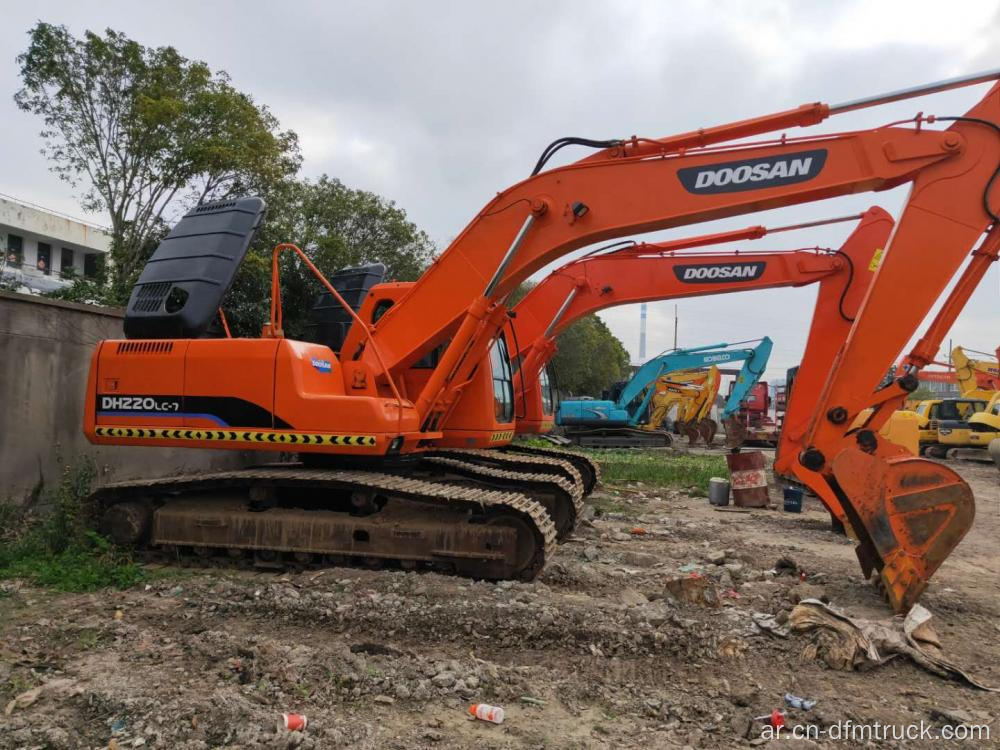 تستخدم كوريا صنع Doosan DH220 حفارة