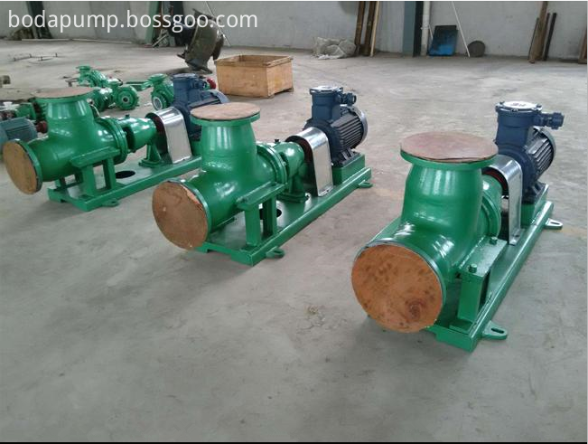 FJX Axial Flow Evaporation Circulating Pump 1.FJX Axial Flow Evaporation Circulating Pump 2.Capcity:800-10000m3/h 3.Delivery lift:2-8m 4.Diameter:350-900mm 5.Working pressure:under 0.6MPa 1 Summarize: Integrated advantages of evaporation circulating pump both at home and abroad, we have developed FJX axial flow evaporation circulating pump, widely applied for evaporation, crystallizing, chemical reaction in the fields of chemical industry, nonferrous metallurgical, salt making, light industry, its typical application is as follows. * Phosphate fertilizer plant:forced circulation for wet phosphoric acid concentration plant and AP slurry concentration plant. * Bayer processing Alumina plant:forced circulation for sodium aluminate evaporator. * Diaphragm caustic soda plant:forced circulation for caustic soda (including NaCl) evaporator. * Vacuum salt:forced circulation for NaCl crystallizer. * Mirabilite plat:forced circulation for Na2SO4 crystallizer. * Hydrometallurgy plant:forced circulation for copper sulfate and nickel sulfate crystallizer. * Combination soda plant:forced circulation for cold separation crystallizer of ammonia chloride, salting out crystallizer of ammonia mother liquor. * Pure soda plant:recovery of ammonium waste liquid, forced circulation for CaCl2 evaporator. * Paper making factory:forced circulation for black liquor concentrator. * Power plant:forced circulation for flue gas desulfurization, coking plant, Ammonium sulfate crystallizer of chemical fiber factory. * Light industry:forced circulation for condensate alcohol, evaporation of citric acid, evaporation of sugar solution. 