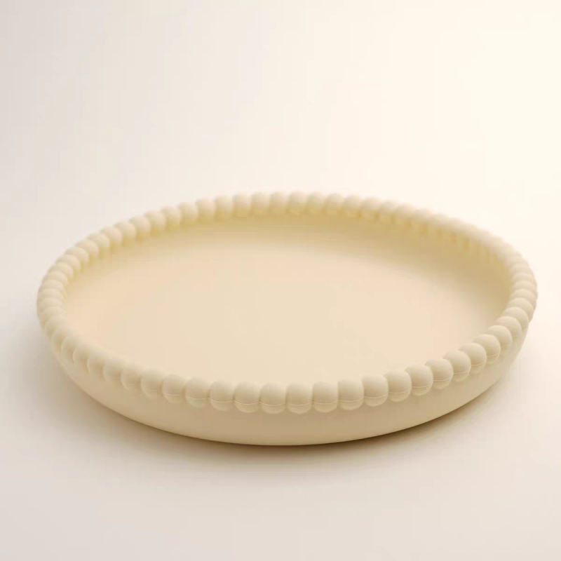 Silicone baby food plate