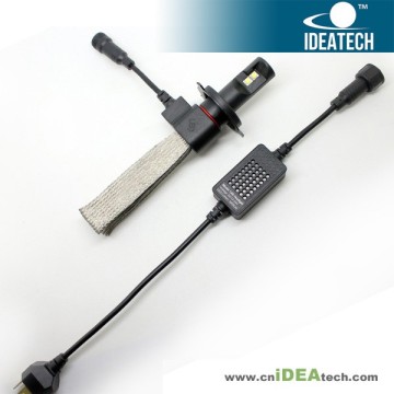 G5 DC 12v 24v no fan led car headlight H4 3000lm 360 degrees emitting lights