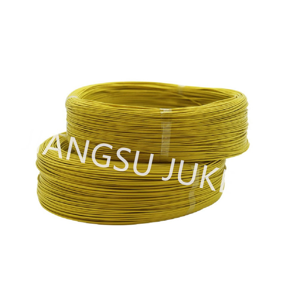 Telfon Coated Wire Yellow 1 Jpg