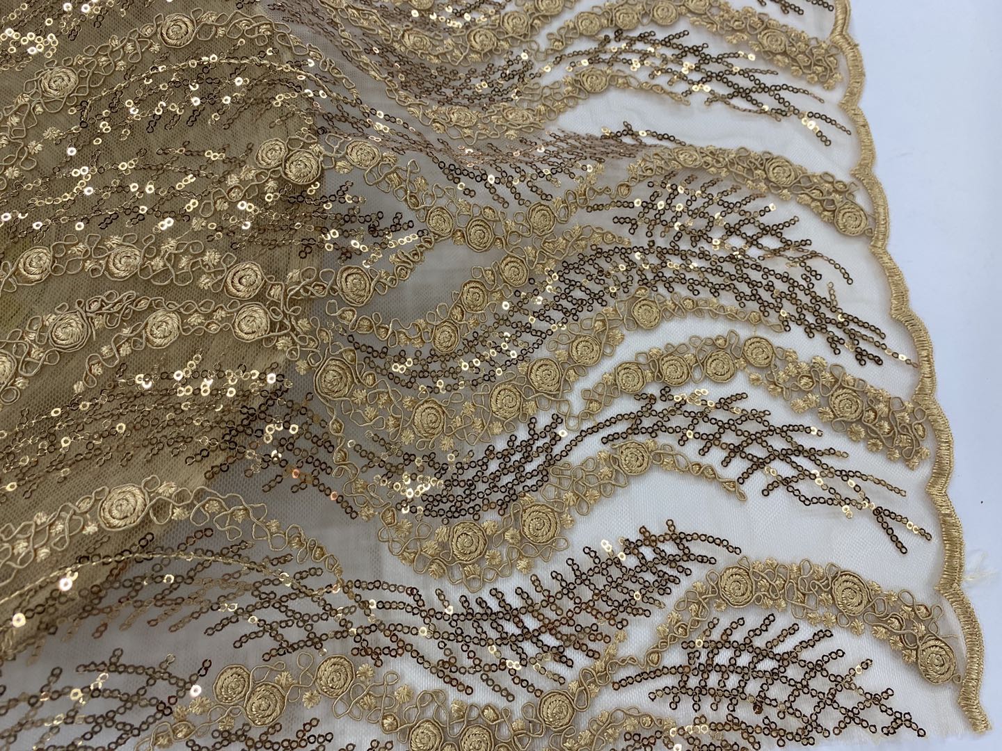 Cord Embroidery Fabric