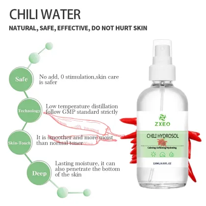 100% Pure and Organic Chili Hydrosol