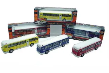 DIE CAST BUS WITH IC AND LIGHT