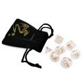 Bolsa de maquillaje DND Dice Storage Pouch de mazmorras D20 para jugadores de juegos de rol