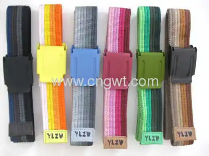 Six Color Fashion Textile Belt 