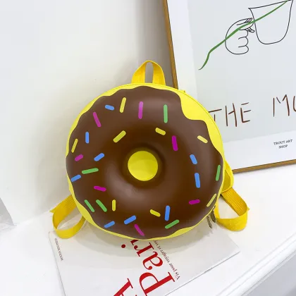 Fashion Lovely Doughnut Backpack Girls Toy Gift
