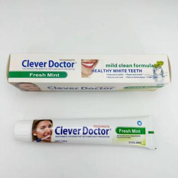 Sensitive teeth and cavity prevention fresh mint toothpaste