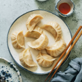 Industriella automatiska dumplings som gör maskin för dumpling