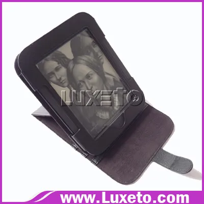 Stand leather case for Nook Touch