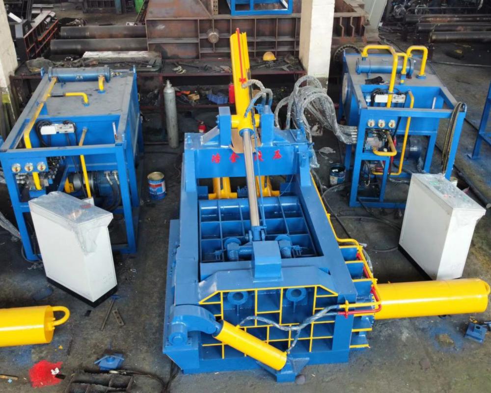 Waste Steel Turnings Hydraulic Scrap Metal Baler Press