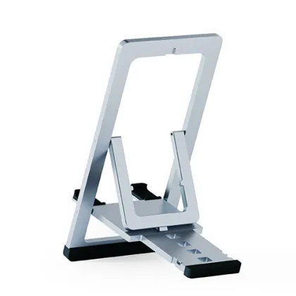 Folding mobile phone holder