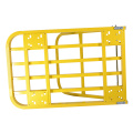 Vente chaude en acier jaune chariot plate-forme de chariot de chariot 50x70 mm