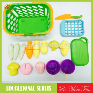 Customized plastic cutting kitchen fruit set toys