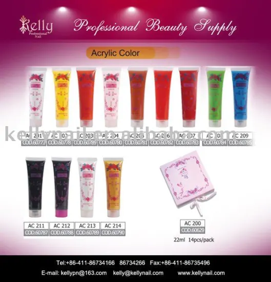 nail art used 22ML Acrylic color