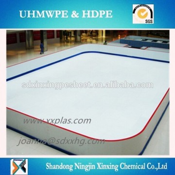 UHMWPE Synthetic Ice Rink Panel/ customized hockey dasher boards /HDPE synthetic ice rink dasher board
