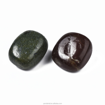 Pandahall Tumbled Stone Vases: Natural Dragon Blood Beads and Nuggets without Holes