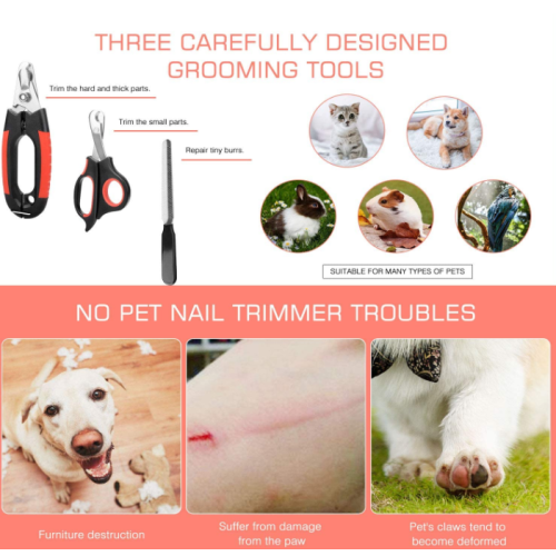 Dogs Nail Clippers Trimmer Set