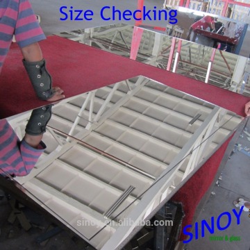 HOT ! 3mm 4mm 5mm wall mirror/decorative wall mirror for decoration in customer size