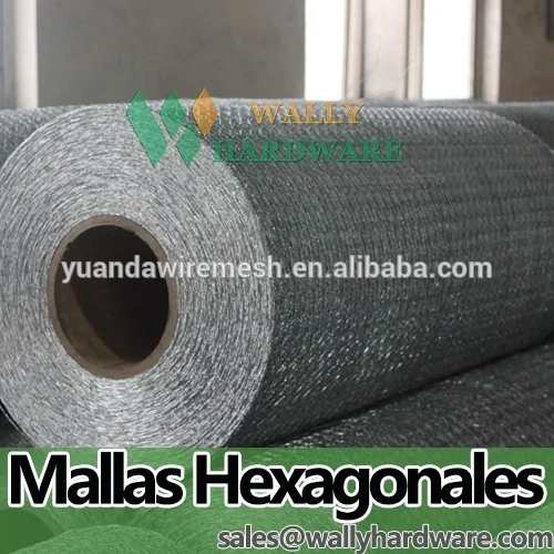 Big Coil Galvanized Hexagonal Wire Mesh , ISO Directly manufacturer