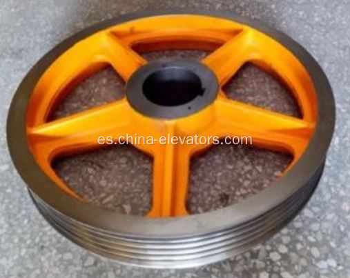 Polea de tracción de 514 mm / 614 mm / 724 mm para ascensores Hitachi