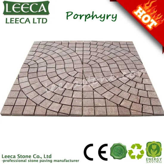 Mesh back interlocking driveway paving stone