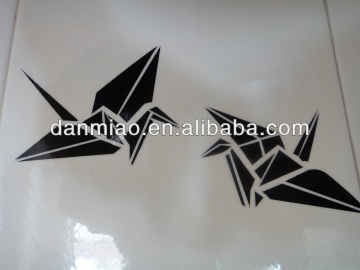 Vinyl sticker of paper cranes for children room decoration