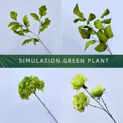 Artificial Banyan Tree Branch Leaf for Hotel and Stage Decoration