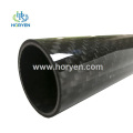 3k 2x2 twill glossy carbon fiberglass pipe tube