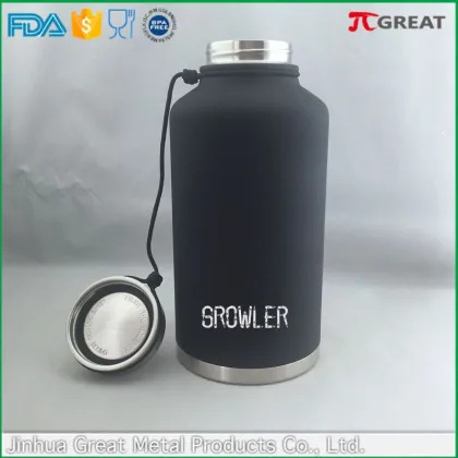 2000ml 67oz VACUUM INSULATED stainless steel water bottle hydro flask