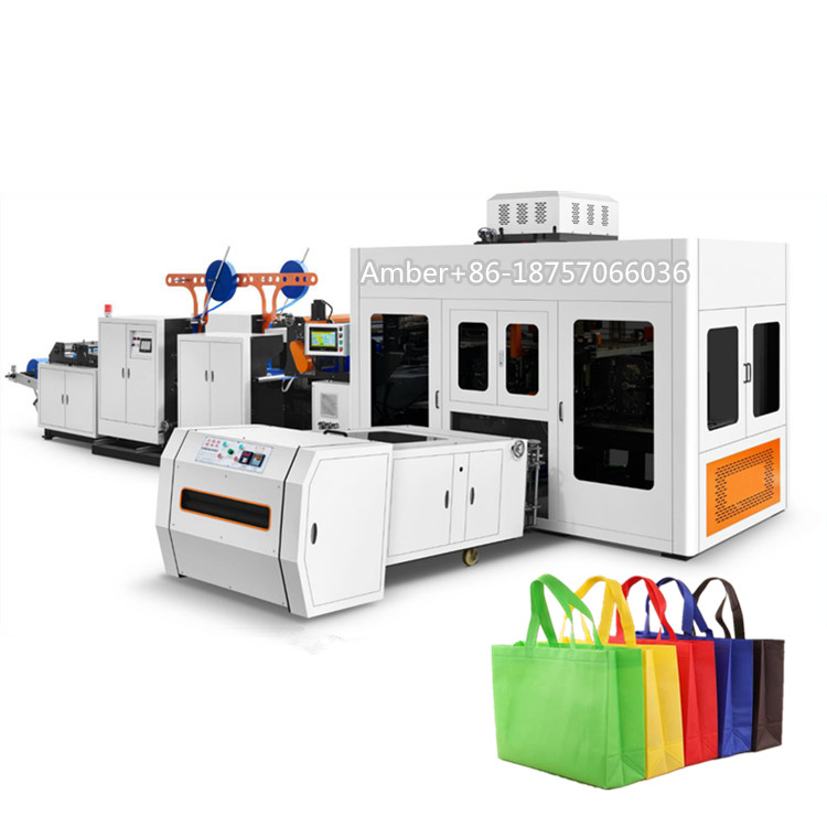 Amber Automatic Non-woven Fabric Box Bag Making Machine For Food ...