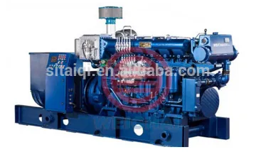 china weichai 6170 marine generator set for sale 200-250kw