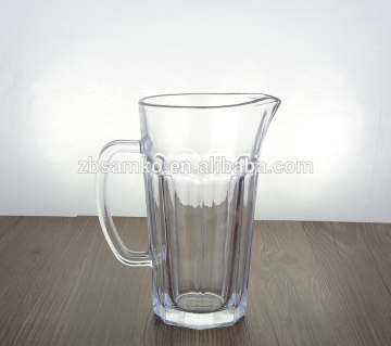 1100ML modern glass water jug with handle