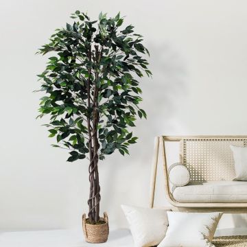 Linwoo China Factory Artificial Ficus Tree for Home and Hotel Decor