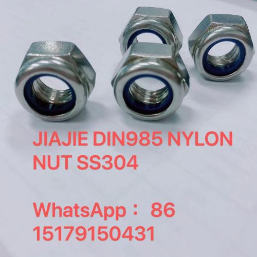 SS316 DIN985 Nylon Nut