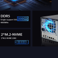 NAS Intel N100 6-сильная сеть прикрепленного корпуса хранения