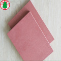 Tablero ignífugo del MDF del color rosado ignífugo