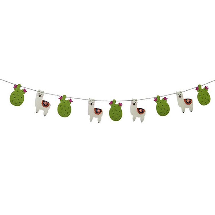 Llama Birthday Party Banner Bunting