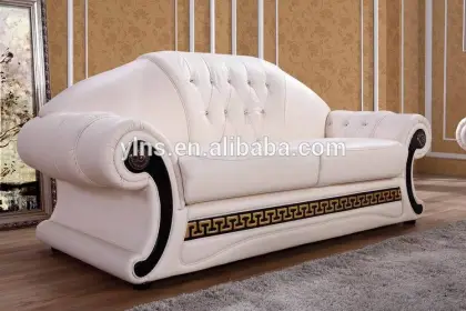 American style high end leather sofa set