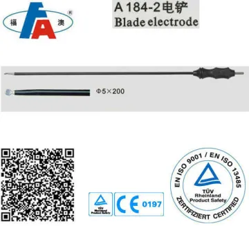 Blade electrode, Laparoscopy instruments