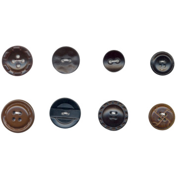 40L Various Painting Imitation Leather Coat Button
