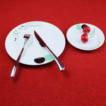 Round Shape Porcelain Plate, Dinnerware Set, Tableware