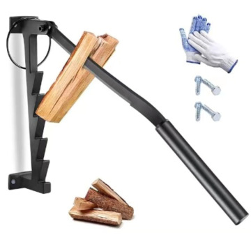 Hangende koolstofstaalhandleiding houten splijten machine