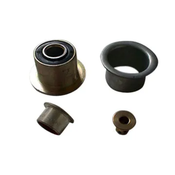Flanged bi-metal bushing